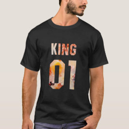 Camiseta Flor King e Rainha 01