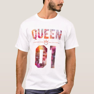 Camiseta Flor King e Rainha 01