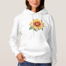 Camiseta Flor Laranja