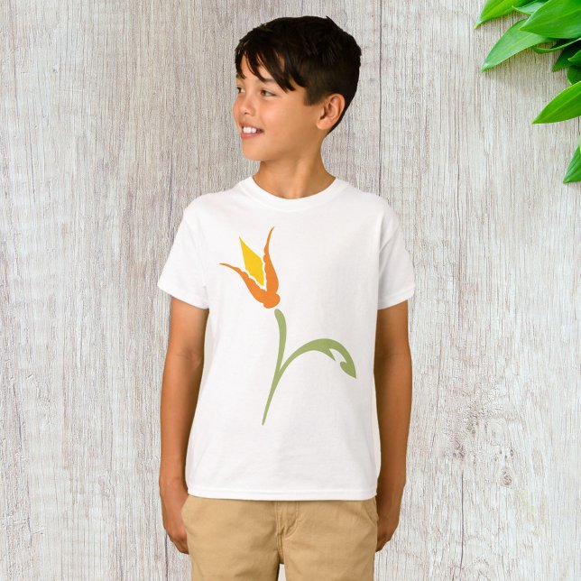 Camiseta Flor Laranja (Criador carregado)
