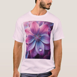 Camiseta Flor Lilac