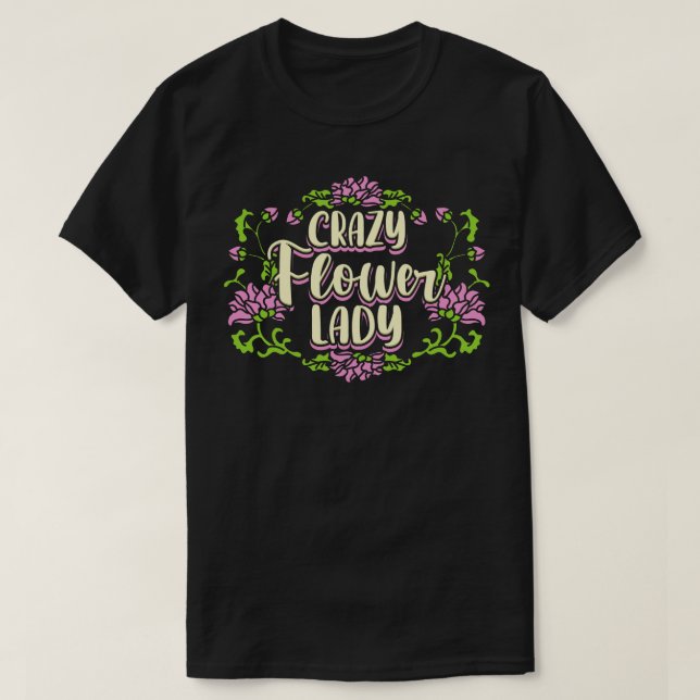 Camiseta Flor Louca Lady 2 (Frente do Design)