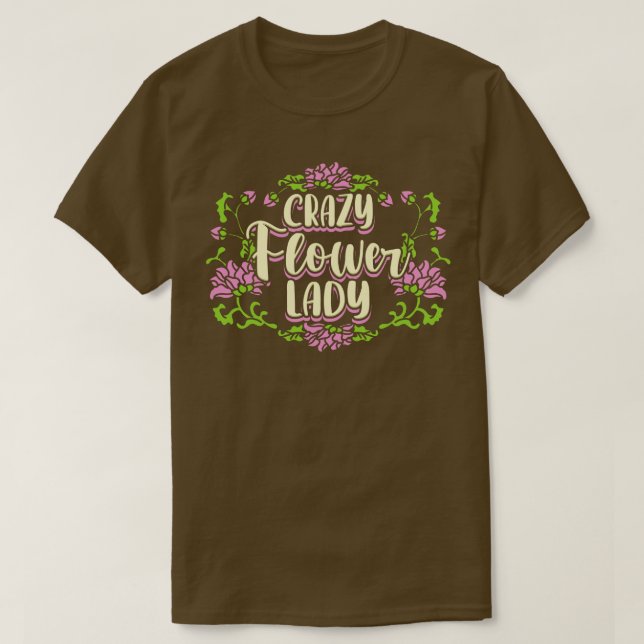 Camiseta Flor Louca Lady 2 (Frente do Design)