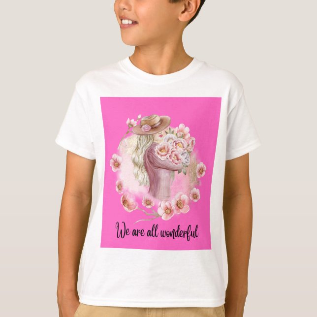 Camiseta :Flor Man" (Frente)