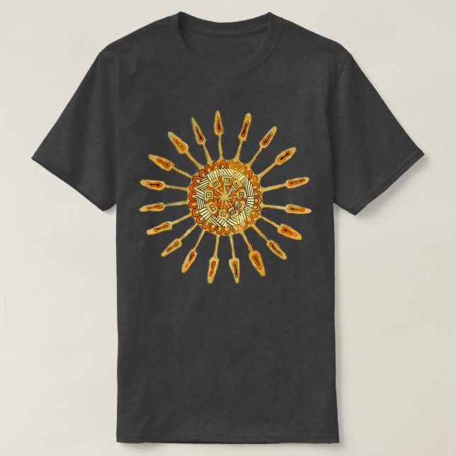 Camiseta Flor Mandala 2 (Frente do Design)