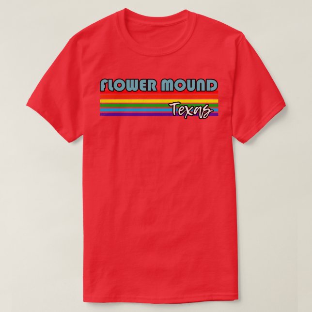 Camiseta Flor Mound Texas Pride Flower Mound LGBT Gift L (Frente do Design)