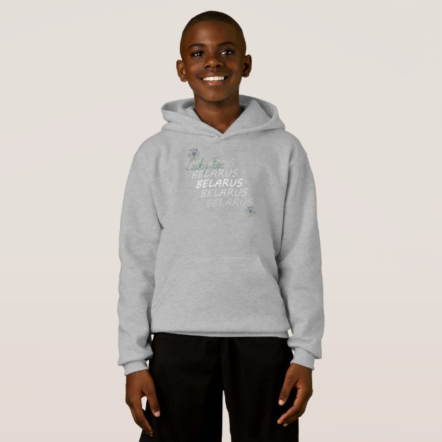 Camiseta Flor Nacional da Bielorrússia (Frente Completa)