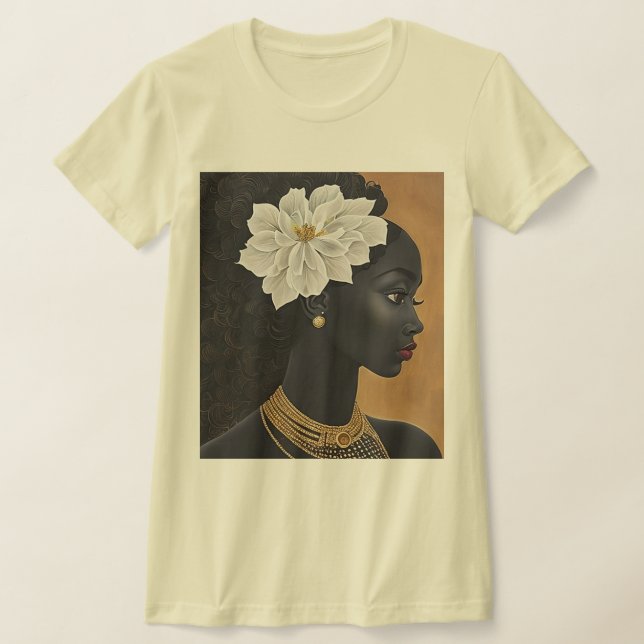 Camiseta Flor no Cabelo (Postura )