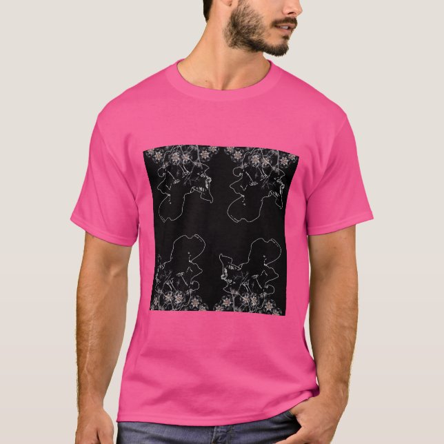 Camiseta Flor noturno (Frente)