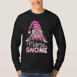Camiseta Flor Para Mãe Gnomies Gnome Fofo Mãe Feliz Dia das