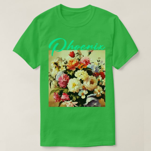 Camiseta Flor Phoenix (Frente do Design)