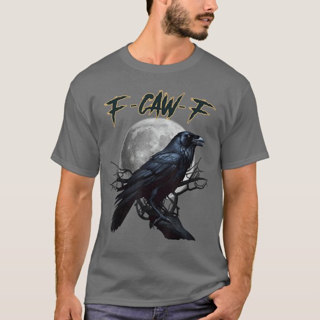 Camiseta Flor PretoF Ave Preto Engraçada Torrando Lua (Frente)