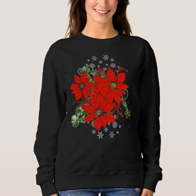 Camiseta Flor Red Poinsettia (Frente)