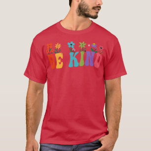 Camiseta Flor Retro Seja Bonita Mulher