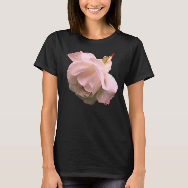 Camiseta Flor Rosa Branca (Frente)