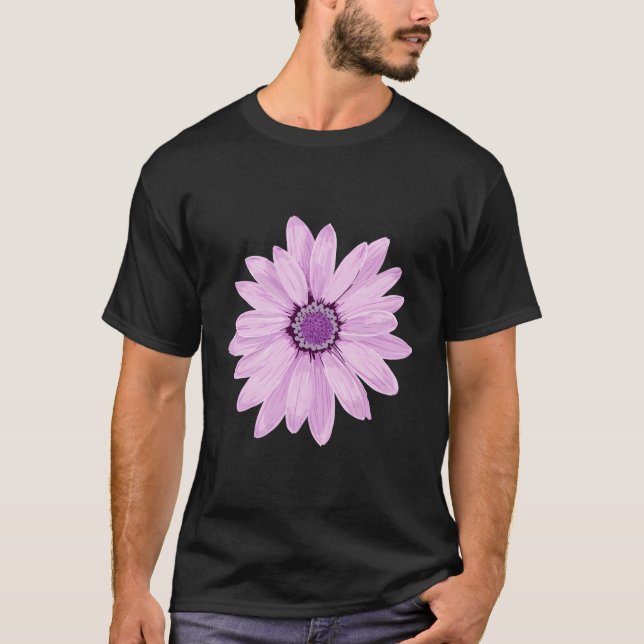 Camiseta Flor Roxo (Frente)
