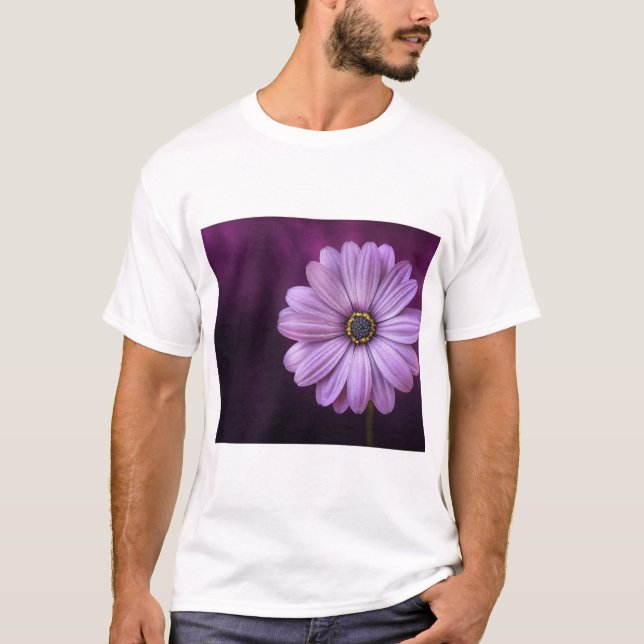 Camiseta Flor Roxo no Bloom (Frente)
