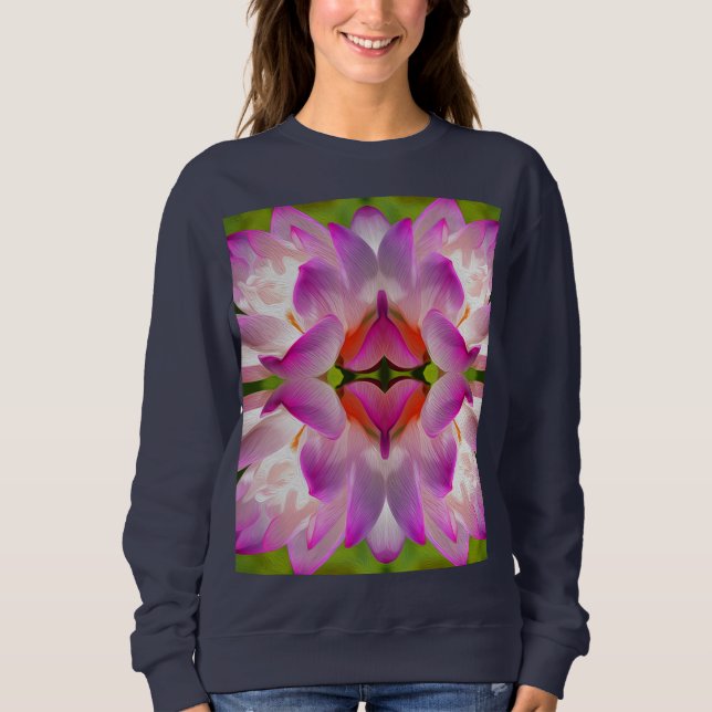 Camiseta FLOR RÚPIDO - Arte Fractal - (Frente)