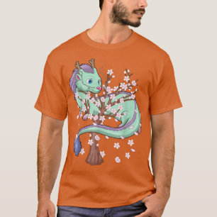 Camiseta Flor Sakura Dragon Cherry Blossom Sakura