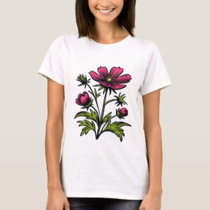 Camiseta Flor selvagem