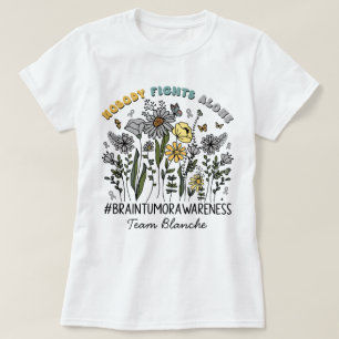 Camiseta Flor Selvagem Personalizada Ninguém Luta Sozinho T