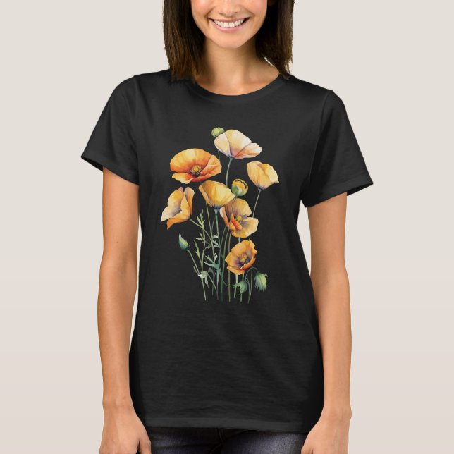 Camiseta Flor Silvestre Botânica (Frente)