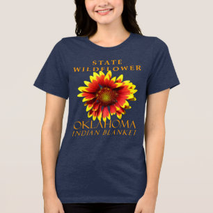 Camiseta Flor Silvestre do Território de Oklahoma O Blanket