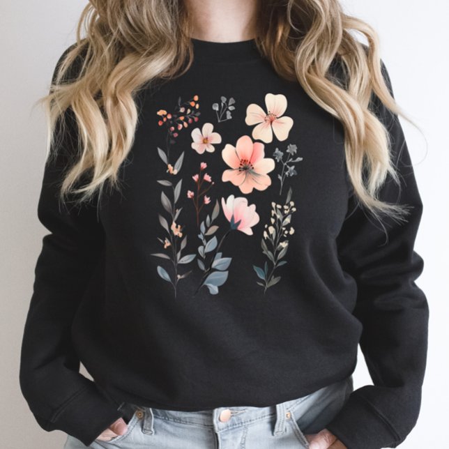 Camiseta Flor Silvestre-Florido-Fofa (Criador carregado)