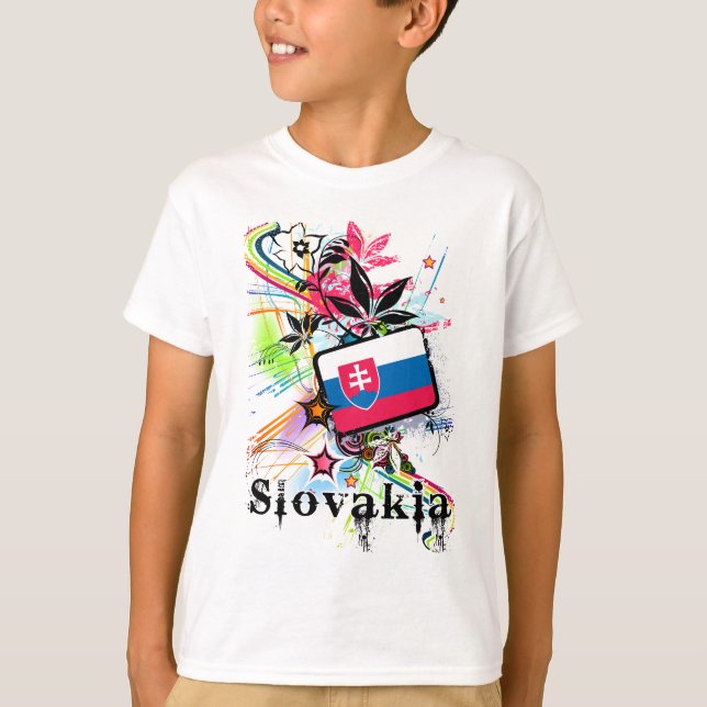 Camiseta Flor Slovakia (Frente)