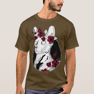Camiseta Flor Sphynx