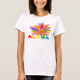 Camiseta Flor Tropical Aloha