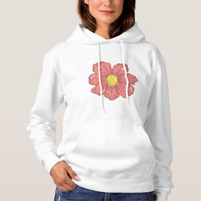 Camiseta Flor vermelha (Frente)
