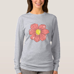 Camiseta Flor vermelha