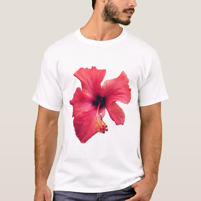 Camiseta Flor vermelha (Frente)