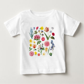 Camiseta Flor Vintage, Botânica Vintage, Flor Selvagem