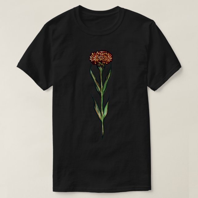 Camiseta Flora do Vintage (Frente do Design)