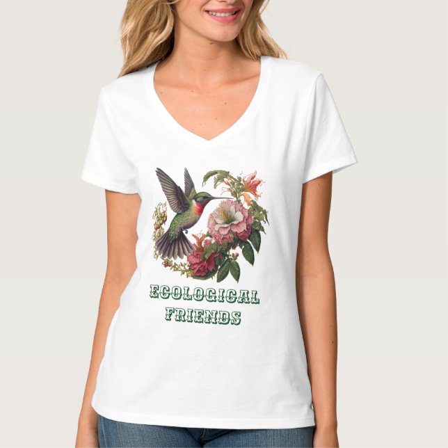 Camiseta flora e fauna (Frente)