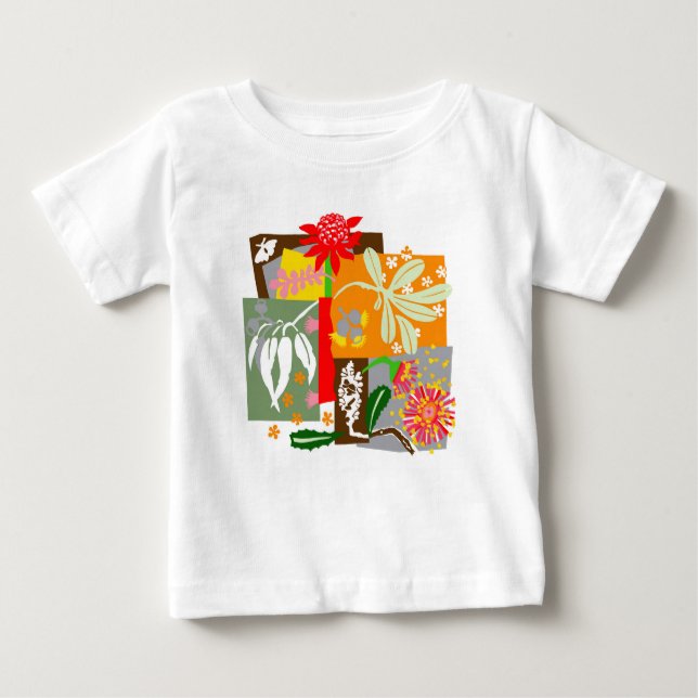 Camiseta Flora nativa australiana BUSHLAND - (Frente)