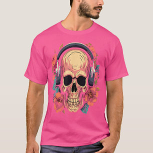 Camiseta Flora Skull Heavy Metal Festival