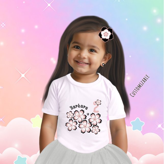 Camiseta Floração floral (Criador carregado)