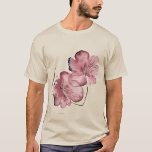 Camiseta Floração Minimalista em Aquarela