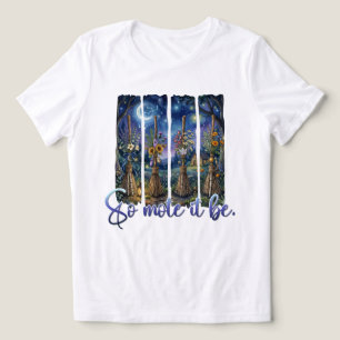 Camiseta Florais Mágicos e Caprichosos Assim Seja Celestial