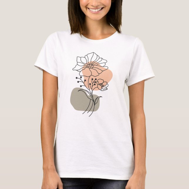 Camiseta Floral (Frente)