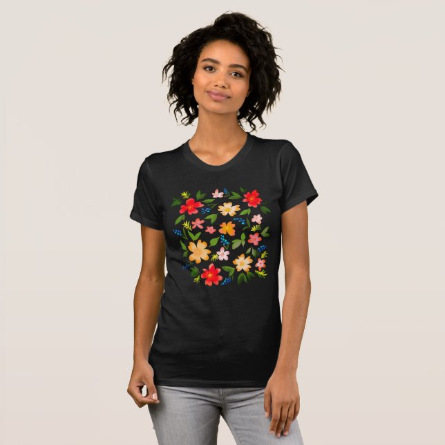 Camiseta Floral (Frente Completa)