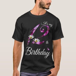 Camiseta Floral 2010, de 12 anos, é o meu Gif de Aniversári