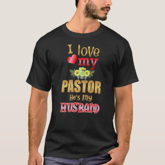 Camiseta Floral Adoro o meu Pastor. Ele é o meu pastor de M