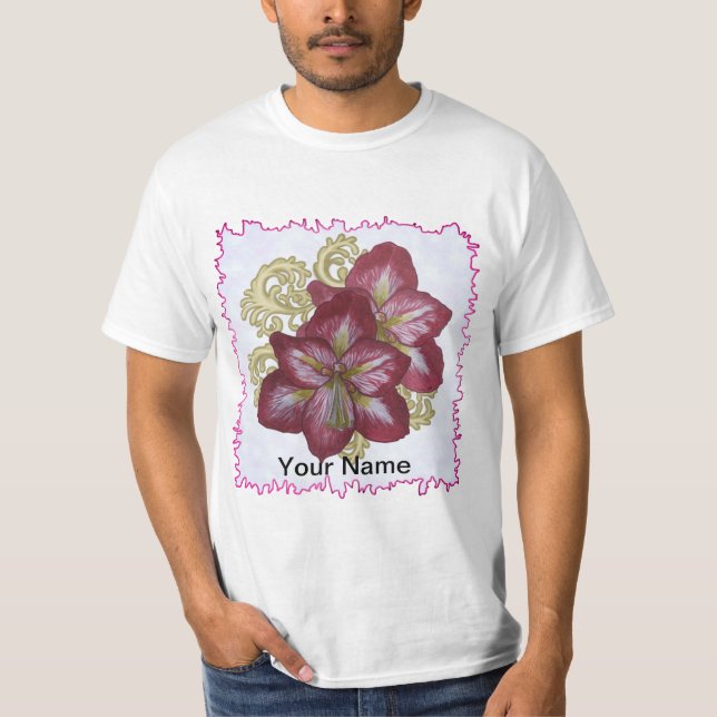 Camiseta Floral Amaryllis  (Frente)