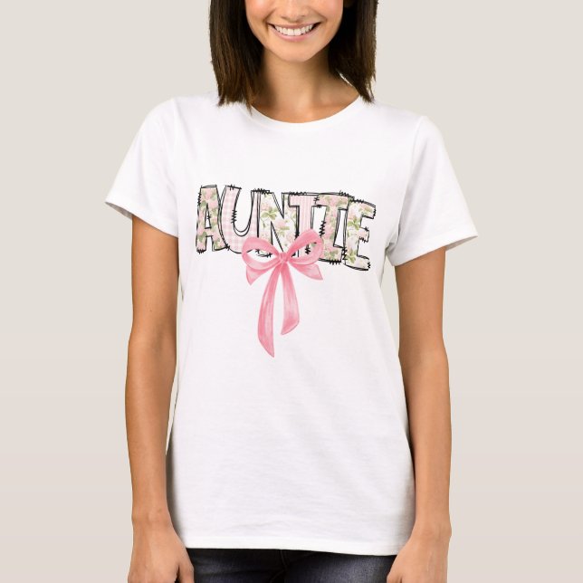 Camiseta Floral Auntie Tshirt (Frente)