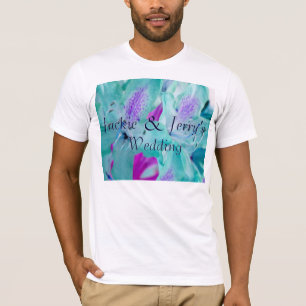 Camiseta Floral Azul