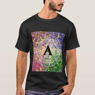 Camiseta Floral background manda e A
